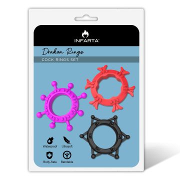 Cock Rings Set Drakon Rings