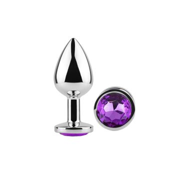 Anal Plug Eros Metal Medium Purple