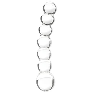 Glass Anal dildo Bubble Glow
