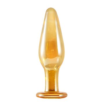 Glass Anal Plug  Aurum 