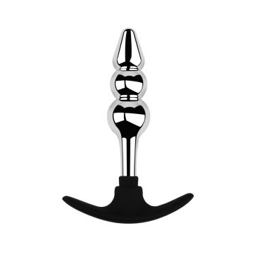 Anal Plug SilverPulse Double Metal Small 