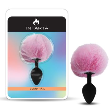 Anal Plug Bunny Silicone Small Pink