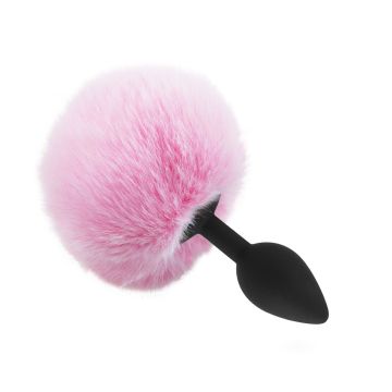 Anal Plug Bunny Silicone Medium Pink