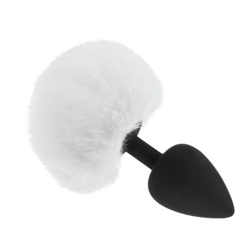 Anal Plug Bunny Silicone Large White