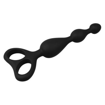 Anal Plug Fantasy Silicone  Black